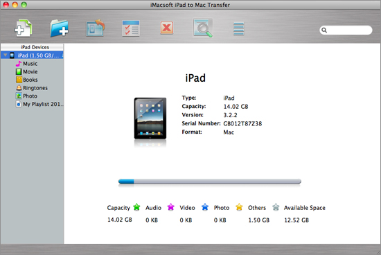 run iPad to Mac Transfer