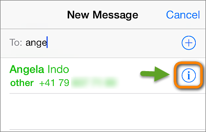 recover contacts from iphone messages app