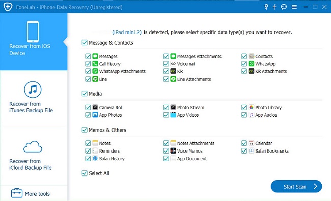 select file type