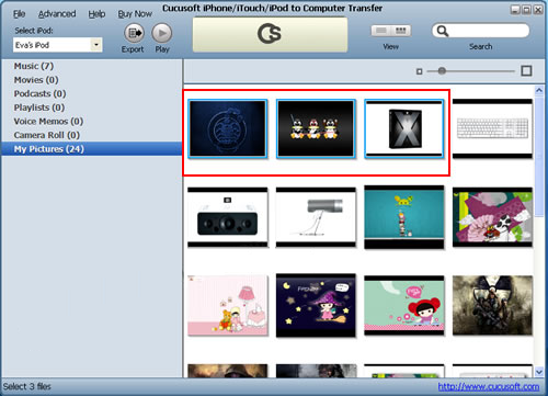 iPad photo to pc transfer
