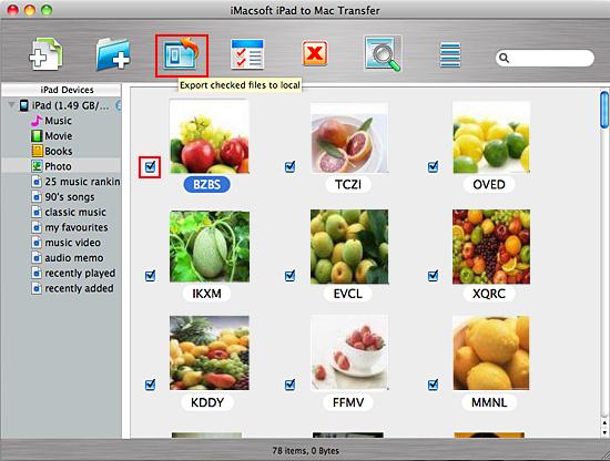 Transfer photos from iPad to Mac