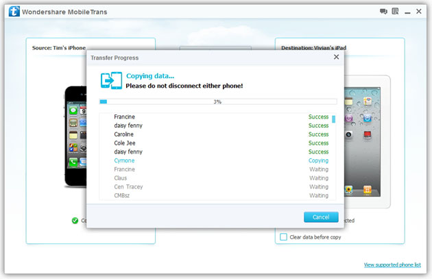 transfer files from iphone to ipad