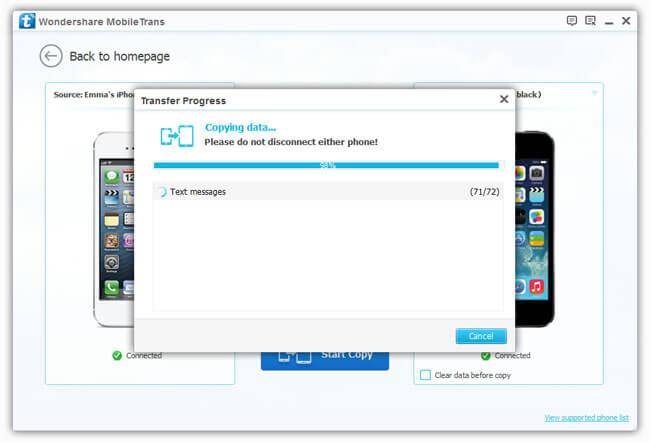 transfer iPhone data to iPhone